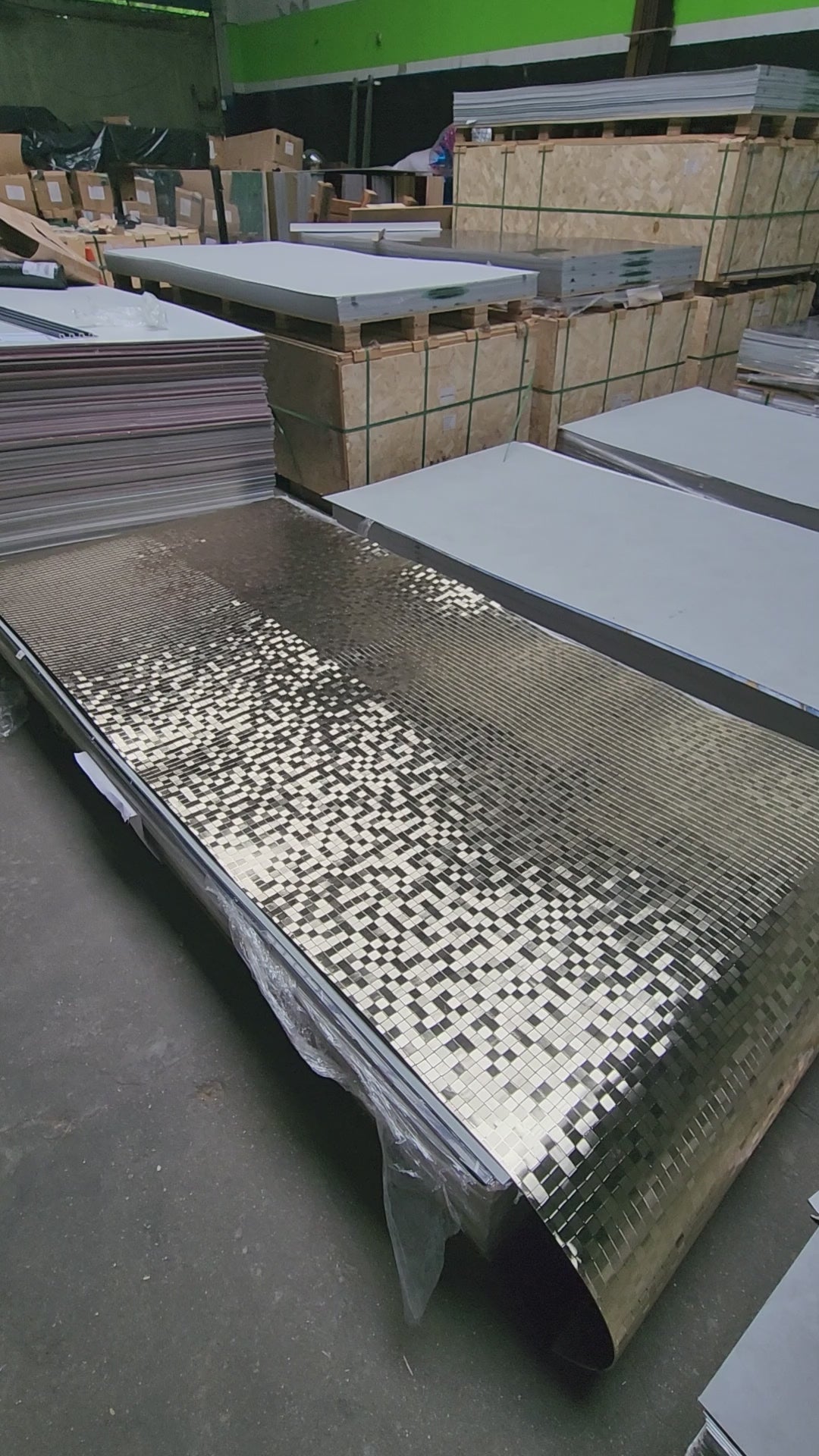 Placas Autoadhesivas Mosaico Gold 56142